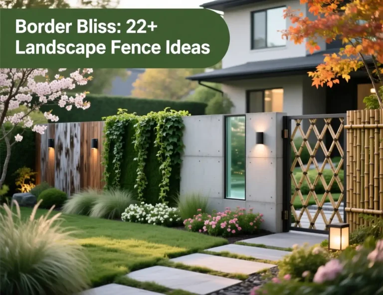 22+ Landscape Fence
