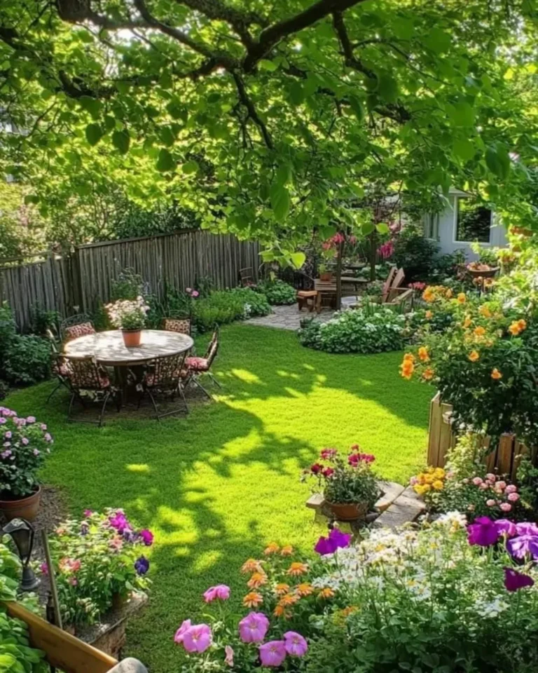 Backyard Flower Garden