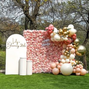 Flower and Balloon Backdrop Ideas