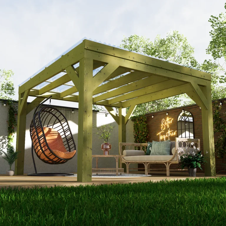 Pergola with Clear Roof Ideas