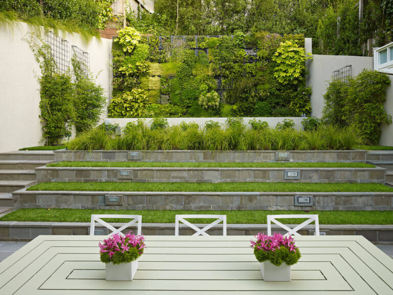 Uneven Backyard Ideas