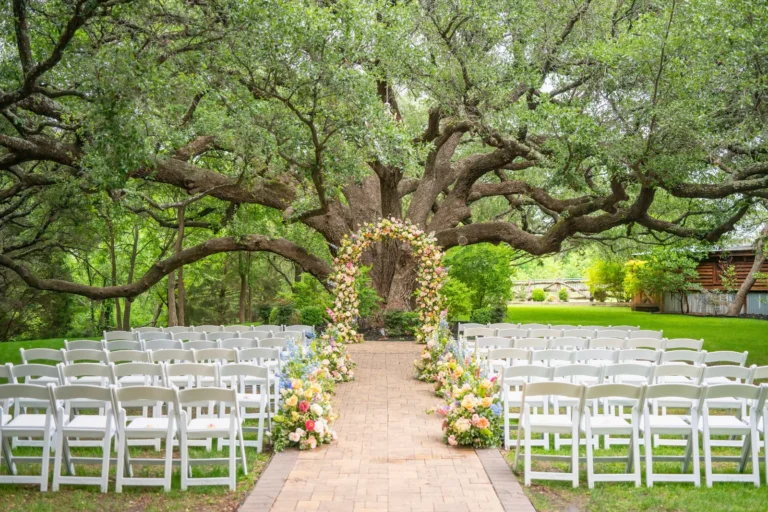 Floating Flower Backdrop Ideas