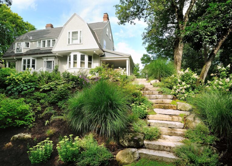 Sloped Front Yard Ideas